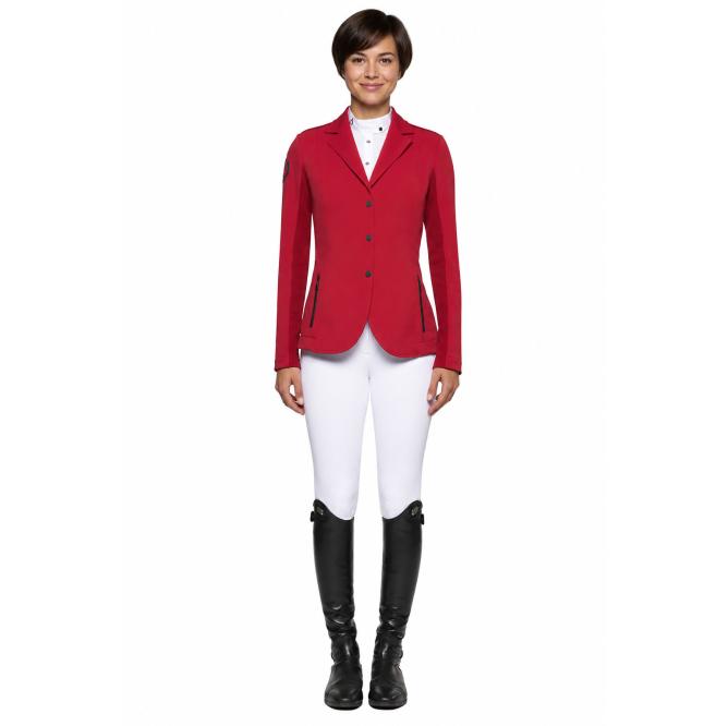 Frak damski Revolution Tech Knit Zip Riding Jacket czerwony