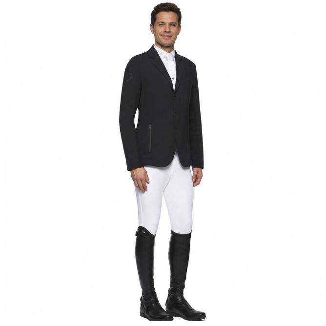 Frak męski R-evo Light Tech Knit Zip czarny 
