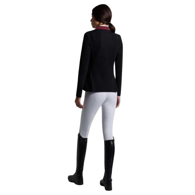 Frak damski R-evo Ligh Tech Knit Zip czarny/bordo 