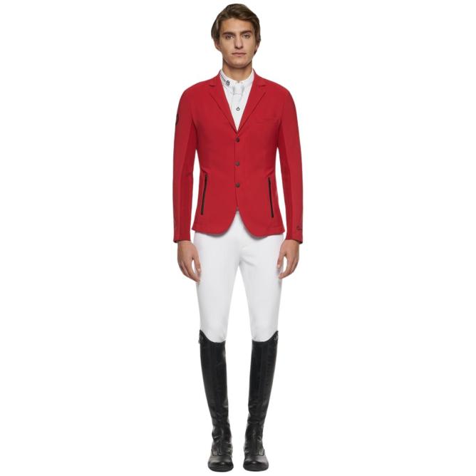 Frak męski R-evo Light Tech Knit Zip czerwony   