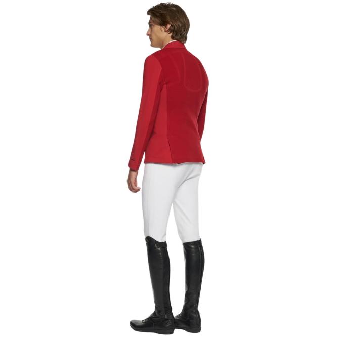 Frak męski R-evo Light Tech Knit Zip czerwony   