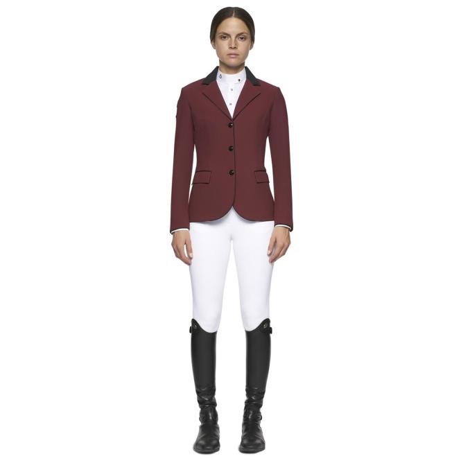 Frak damski Grand Prix Riding Jacket bordowy 