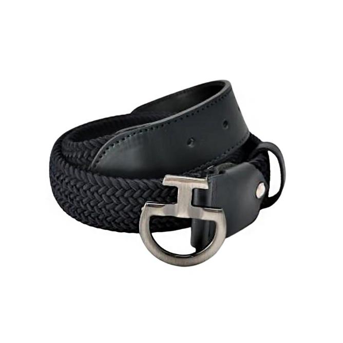 Pasek jeździecki męski  Men's Elastic Belt CT Clasp granatowy 