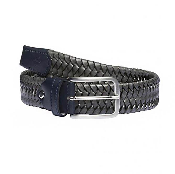Pasek jeździecki męski Elastic Leather w/contrast szary 