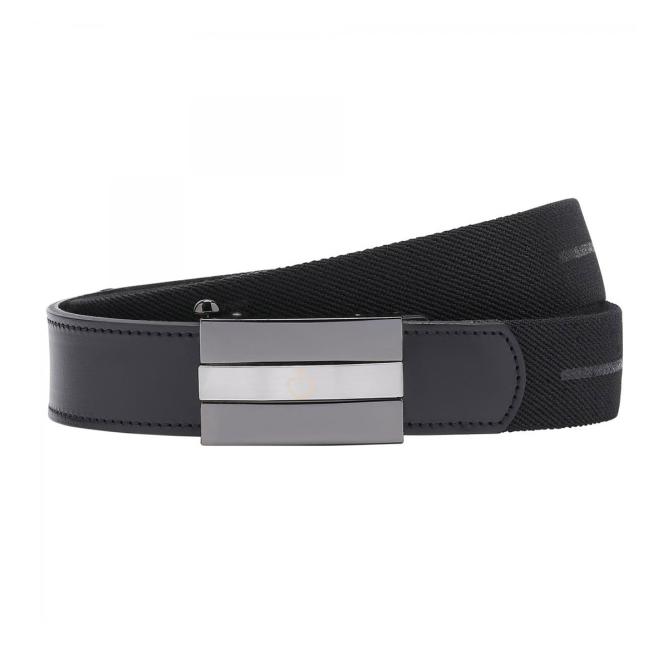 Pasek jeździecki męski Men's Elastic Band w/Rubberized CT Logo czarny 