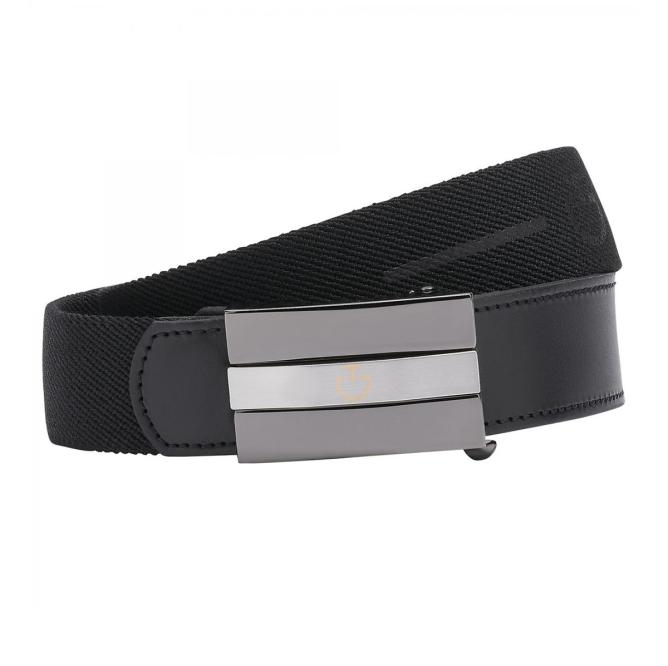 Pasek jeździecki damski Women's Elastic Band w/Rubberized CT Logo czarny 