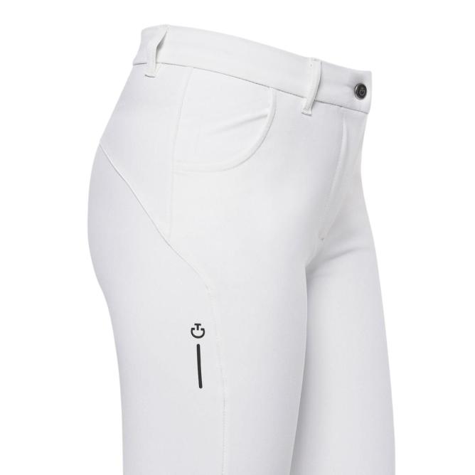 Bryczesy konkursowe damskie Revo RS  Regular Waist białe