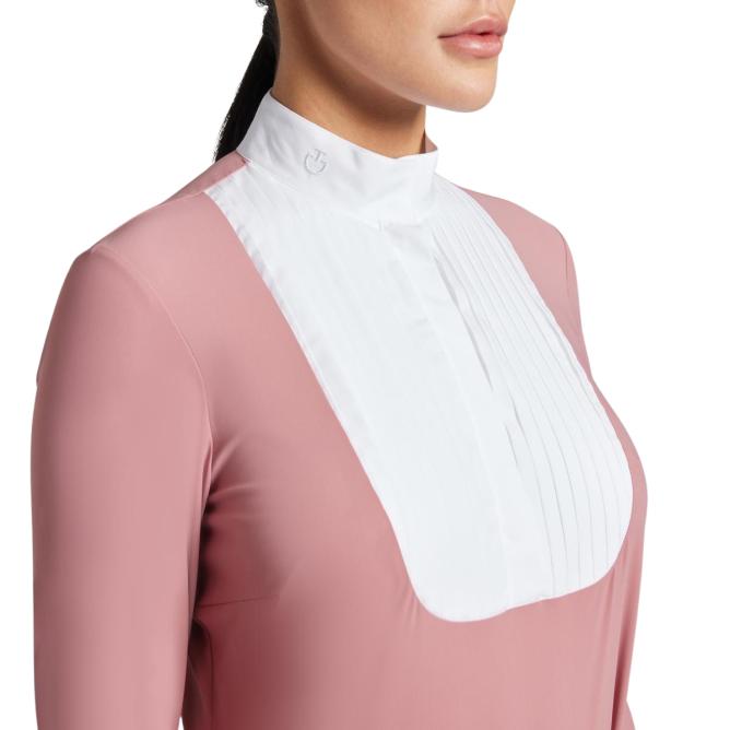 Koszula konkursowa CT Pleated Jersey L/S Competition Shirt dusty pink 