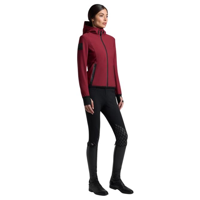 Kurtka damska CT Thermal Hooded Softshell bordowa 
