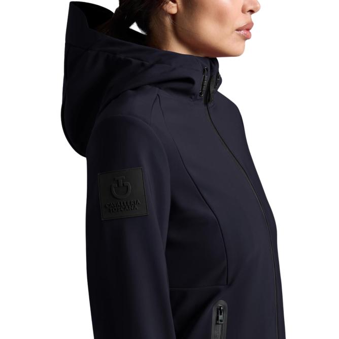 Kurtka damska CT Thermal Hooded Softshell granatowa 