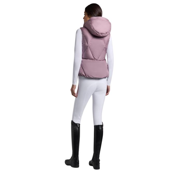 Kamizelka damska CT Hooded Down Padded Nylon grape shake 