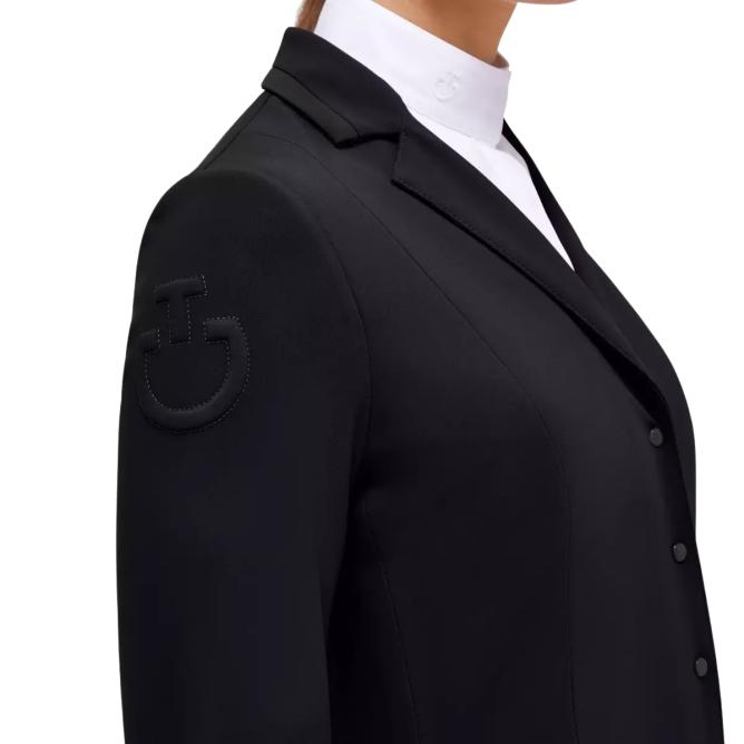 Frak damski Jersey Zip Riding Jacket w/Inserts czarny 