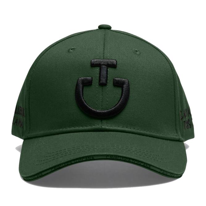 Czapka z daszkiem CT junglegreen z logo czarnym