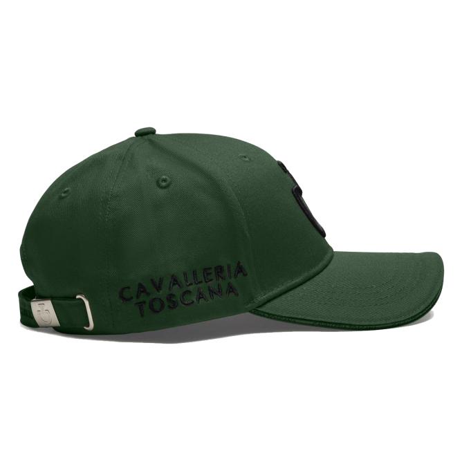 Czapka z daszkiem CT junglegreen z logo czarnym