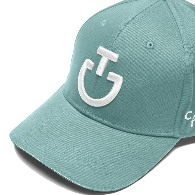 Czapka z daszkiem CT mięta z logo białym