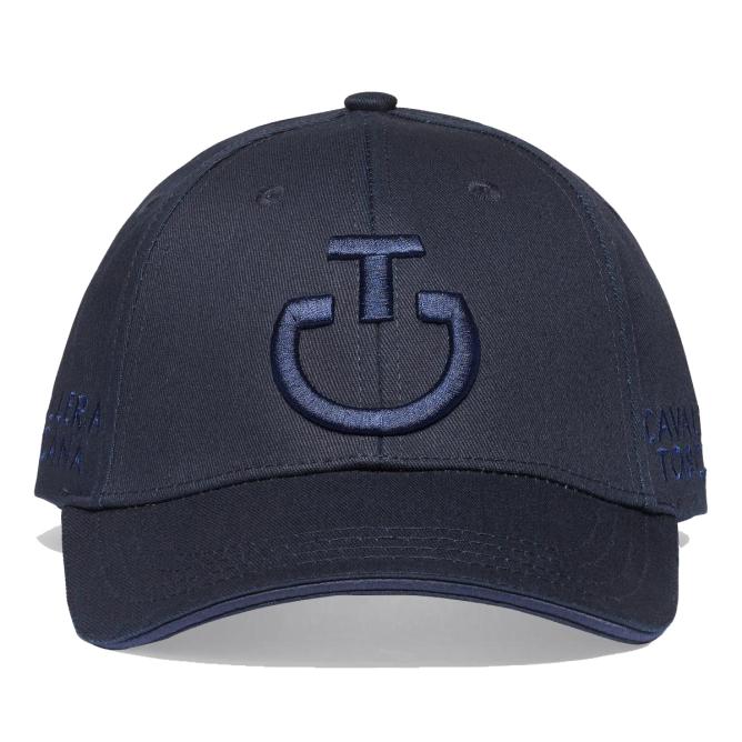 Czapka z daszkiem CT granatowa z logo granatowym