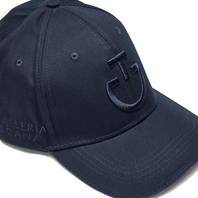 Czapka z daszkiem CT granatowa z logo granatowym