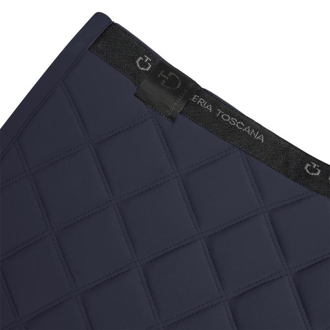 Czaprak Diamonds and Lines Quilted granatowy VS (3)