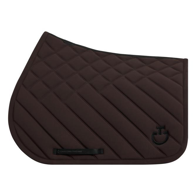 Czaprak Diamonds and Lines Quilted espresso VS (1)
