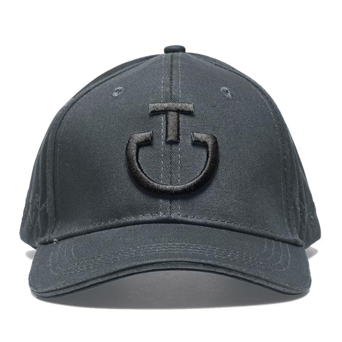 Czapka z daszkiem CT ciemnoszara z logo czarnym (1)