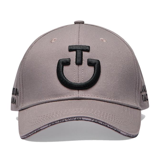 Czapka z daszkiem CT cipria z logo czarnym (1)