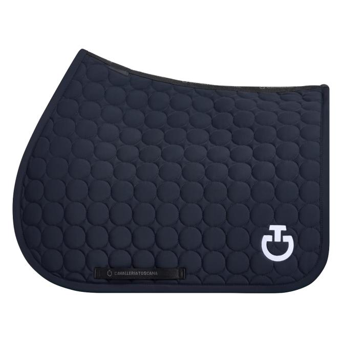 Czaprak Circle Quilted granatowy VS  (1)