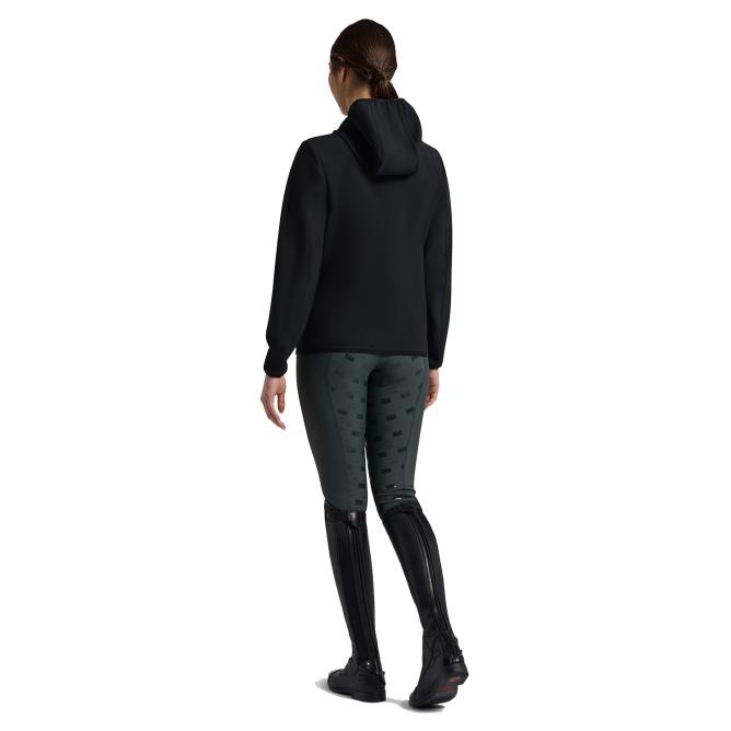 Bluza damska Softshell RG Bonded Jacquard Jersey Hooded czarna (2)