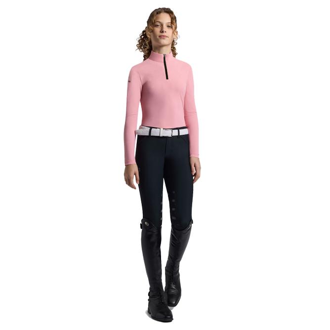 Golf dziewczęcy RG Rider's Gene Jersey with Logo Strass Training Polo peony (1)