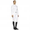 Koszula konkursowa Textured Jersey Insert L/S Competition Shirt biała 