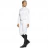 Koszula konkursowa Textured Jersey Insert L/S Competition Shirt biała 