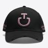Czapka z daszkiem CT czarna z logo grape  shake