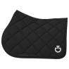 Czaprak Diamond Quilted Jersey czarny/białe logo