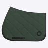 Czaprak Diamond Quilted Jersey jungle green/czarne logo