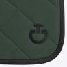 Czaprak Diamond Quilted Jersey jungle green/czarne logo