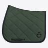 Czaprak Diamond Quilted Jersey jungle green/czarne logo