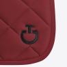 Czaprak Diamond Quilted Jersey bordowy/czarne logo