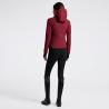 Kurtka damska CT Thermal Hooded Softshell bordowa 