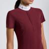 Koszula konkursowa damska CT Perforated Jersey Competition Shirt S/S bordowa 