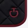 Czaprak Diamond Quilted Jersey czarny/bordo VS