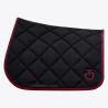 Czaprak Diamond Quilted Jersey czarny/bordo VS