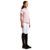 Koszulka techniczna dziewczęca CT Jersey Pleated S/S Training Polo violet ice 