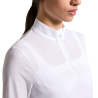 Koszula konkursowa damska CT Perforated Insert L/S Competition  Shirt biała 