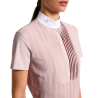 Koszula konkursowa damska CT Jacquard Jersey S/S Competition Shirt violet ice 