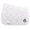 Czaprak Diamond Quilted Jersey biały/czarny