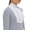 Koszula konkursowa dziewczęca Junior Jersey w/bib L/S Competition Shirt Young Rider blue fog 