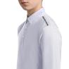 Koszula konkursowa chłopięca CT Jersey Print Logo L/S Competition Shirt  Young Rider biała 