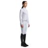 Koszula konkursowa dziewczęca Junior Jersey w/bib L/S Competition Shirt Young Rider biała