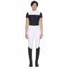 Koszula konkursowa damska CT Collar Perforated Insert S/S Competition Shirt granat 