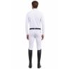 Koszula konkursowa męska Side Piping L/S Competition Polo biała