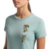 T-shirt dziecięcy CT Cotton w/multicolor logo Young Rider mięta
